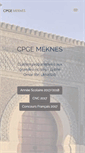 Mobile Screenshot of cpge-meknes.com